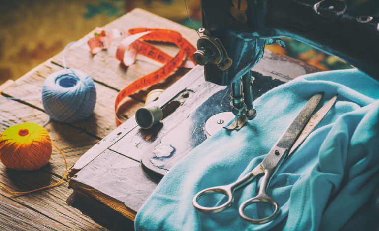 Students learning sewing and life skills at I Deserve It in Cape Town